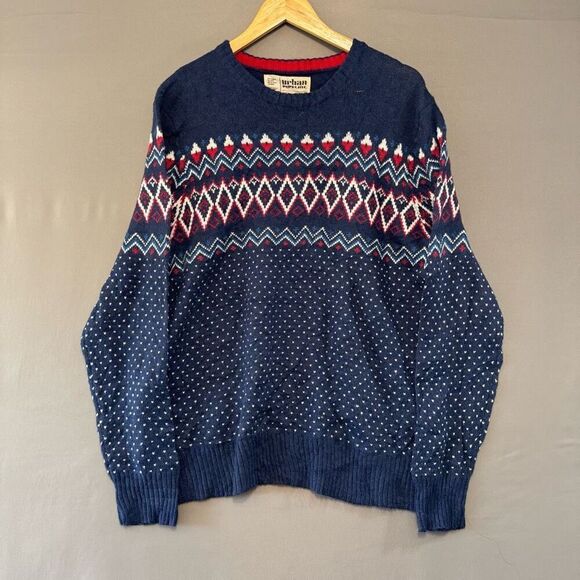 Urban Pipeline Blue Winter Style Sweater Size Small  Wool Blend Casual - Picture 1 of 7